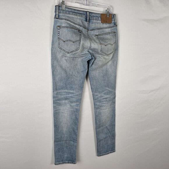 American Eagle Jeans Men's 30 x 32 Blue Skinny Distressed Next Level AirFlex - Picture 14 of 16